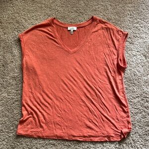 💜 3 for $10 Jessica Simpson Orange Relaxed Boxy Tee